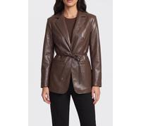 GUESS Gladys Belted Blazer Chocolate Brownie size 42 | Leather Jackets Outlet | Women | Brown 42