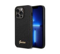 Guess Glitter Flakes GUHCP14XHGGSHK Compatible with iPhone 14 Pro Max Case - Black