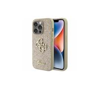 Guess Glitter Script Big 4G Case for iphone 15 Pro 6.1" Gold - GUHCP15LHG4SGD
