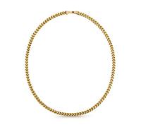Guess Gold Plated 21 in Foxtail Chain Necklace Gold