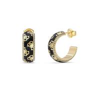 Guess Gold Plated Hoop Earrings Gold