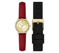 GUESS Gold-Tone and Crystal Analog Watch Box Set