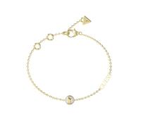 Guess Gold Tone Bead & Crystal Bracelet