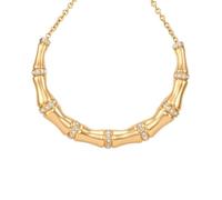 GUESS Gold-Tone Crystal Collar Necklace