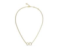 Guess Gold Tone Mon Amour Two Hearts 16-18" Necklace
