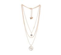 GUESS Goldtone 3-Piece Glass Stone Necklace Set