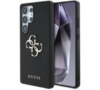 Guess Grained Big 4G Logo Small Classic Logo Case for Samsung Galaxy S25 Ultra 6.9" Black - GUHCS25LPGT4MBK
