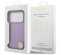 Guess Grained Ring Case with MagSafe for iPhone 17 Pro 6.3" Purple