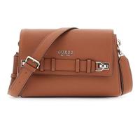 GUESS Gregoria Crossbody Flap Bag Cognac Brown