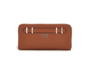 Guess Gregoria Large Zip Around Wallet, Brown, Women Brown