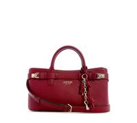 Guess Gregoria Red Faux Leather Bag, 34 x 18 x 10 cm, with Removable Shoulder Strap