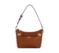 GUESS Women's Gregoria Top Zip Shoulder Bag, Cognac, One Size