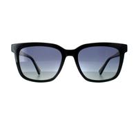 Guess Men's Square Shiny Black Smoke Polarized GU00050 Guess Black One Size