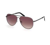 Aviator Matte Gunmetal Brown Gradient GU00059 Guess Grey One Size