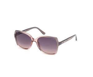 Guess GU00100 20B Woman Sunglasses Injected Grey Smoke Squared Normal Shaded