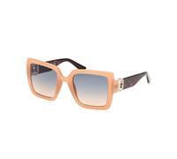Guess GU00103 57P Woman Sunglasses Injected Beige Green Squared Normal Shaded