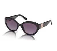 Guess GU00104 Women's Sunglasses 01B Shiny Black/Smoke Gradient