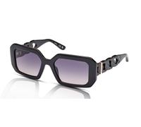 Guess GU00110 Women's Sunglasses 01B Shiny Black/Smoke Gradient