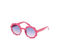 Guess GU00127 72Z Unisex Sunglasses Injected Pink Violet Round Normal
