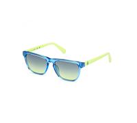 Guess GU00129 90W Unisex Sunglasses Injected Blue Blue Squared Normal