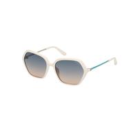 Guess Gu00134 Woman Polarized Sunglasses White Gradient Green Woman