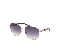 Guess Woman GU00158 28W Sunglasses Metal Gold Blue Pilot Normal