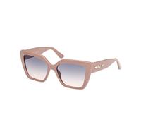 Guess GU00162 57W Woman Sunglasses Injected Beige Blue Butterfly Normal