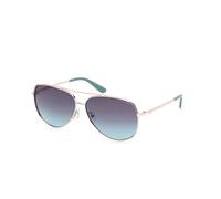 Guess GU00193 33W Woman Sunglasses Metal Gold Blue Pilot Normal