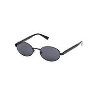 Guess GU00232 01A Unisex Sunglasses Metal Black Smoke Round Normal