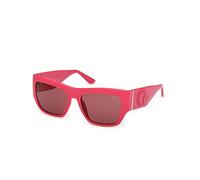Guess GU00252 72S Woman Sunglasses Injected Pink Bordeaux Squared Normal