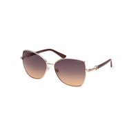 Guess Gu00259 Woman Sunglasses Golden Gradient Smoke/CAT3 Woman