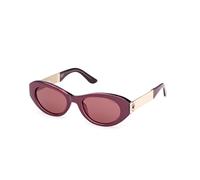 Guess GU00261-H 81Y Woman Sunglasses Injected Violet Violet Round Normal