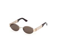 Guess GU00262 33E Woman Sunglasses Metal Gold Brown Round Normal