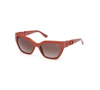 Guess GU00264 44F Woman Sunglasses Injected Orange Brown Cat Eye Normal