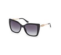 Guess GU00266 01B Woman Sunglasses Injected Black Smoke Squared Normal