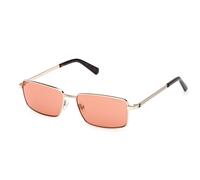 Guess GU00273 32S Man Sunglasses Metal Gold Bordeaux Squared Normal