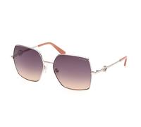 Guess GU00285 10Z Women’s Sunglasses Silver Size 58