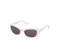 Guess GU00286 21A Woman Sunglasses Injected White Smoke Cat Eye Normal