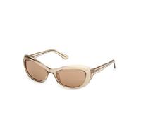 Guess GU00286 59E Woman Sunglasses Injected Beige Brown Cat Eye Normal