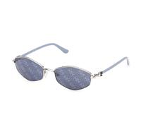Guess GU00289 10X Women’s Sunglasses Silver Size 56