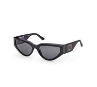 Guess GU00292 01A Woman Sunglasses Injected Black Smoke Cat Eye Normal