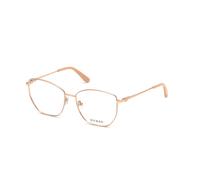 Guess GU2825 028 Woman Optical frames Metal Gold Squared Normal
