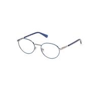 Guess GU50167 092 Unisex Optical frames Metal Blue Round Normal