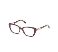 Guess GU50358 069 Woman Optical frames Acetate Bordeaux Squared Normal