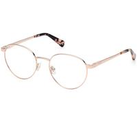 Guess Unisex GU5221 028 Optical frames Metal Gold Round Normal
