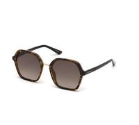 Guess GU7557 52F Woman Sunglasses Injected Geometric Normal Shaded