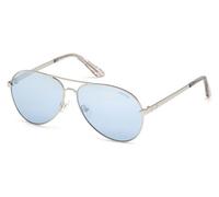 Guess GU7616 10X Women’s Sunglasses Silver Size 58