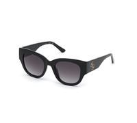 Guess GU7680 01B Woman Sunglasses Injected Black Grey Butterfly Normal Shaded