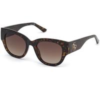 GUESS Women's 0 Sunglasses, Dark Havana, 50