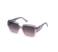 Guess GU7681 20B Woman Sunglasses Injected Grey Smoke Squared Normal Shaded